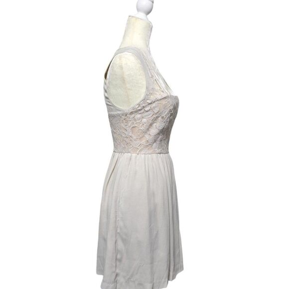 Urban Outfitters Cooperative Square Neck Lace Sleeveless Dress With Pockets Sz 2 - Picture 4 of 7